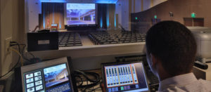 Auditorium Control Room at the Friday Conference Center